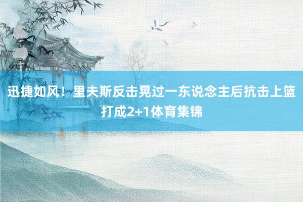 迅捷如风！里夫斯反击晃过一东说念主后抗击上篮打成2+1体育集锦