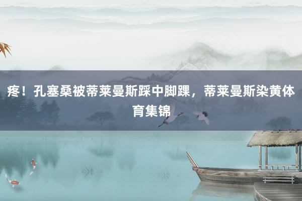 疼！孔塞桑被蒂莱曼斯踩中脚踝，蒂莱曼斯染黄体育集锦