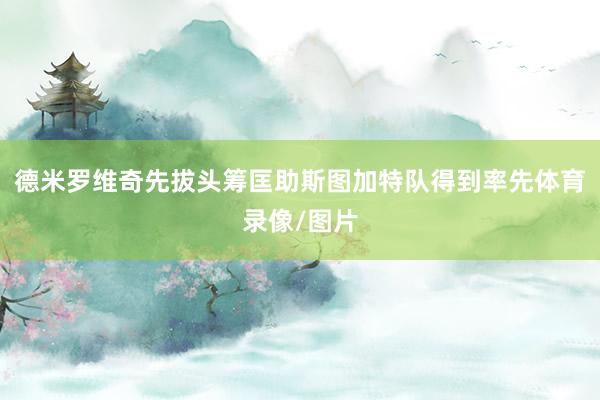 德米罗维奇先拔头筹匡助斯图加特队得到率先体育录像/图片