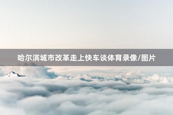 哈尔滨城市改革走上快车谈体育录像/图片