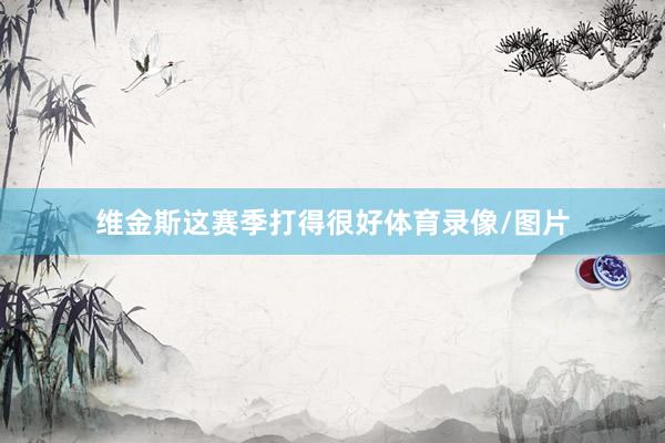 维金斯这赛季打得很好体育录像/图片