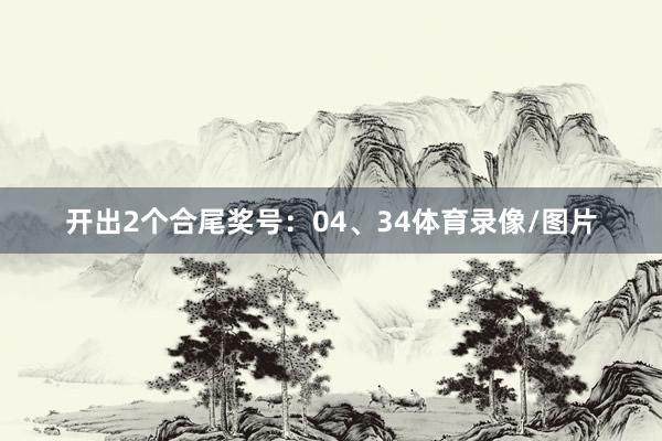 开出2个合尾奖号：04、34体育录像/图片