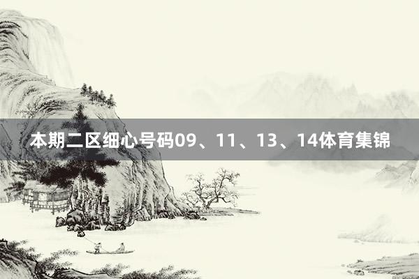 本期二区细心号码09、11、13、14体育集锦