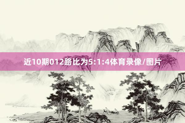 近10期012路比为5:1:4体育录像/图片