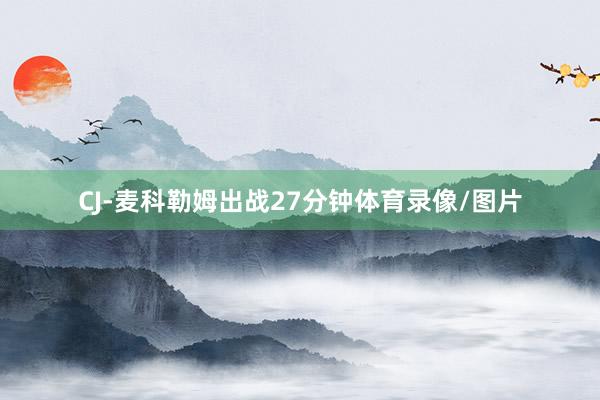 CJ-麦科勒姆出战27分钟体育录像/图片