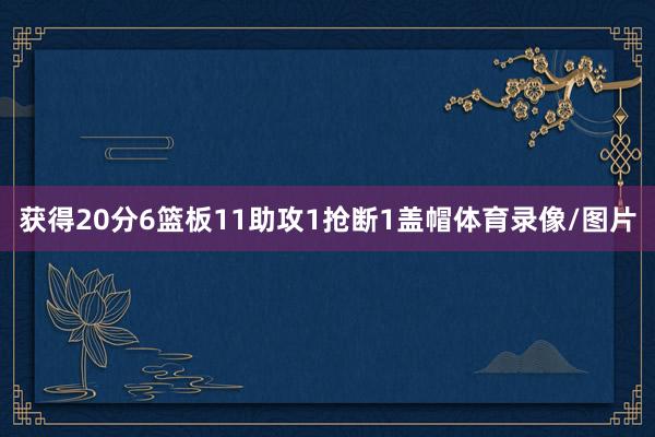 获得20分6篮板11助攻1抢断1盖帽体育录像/图片