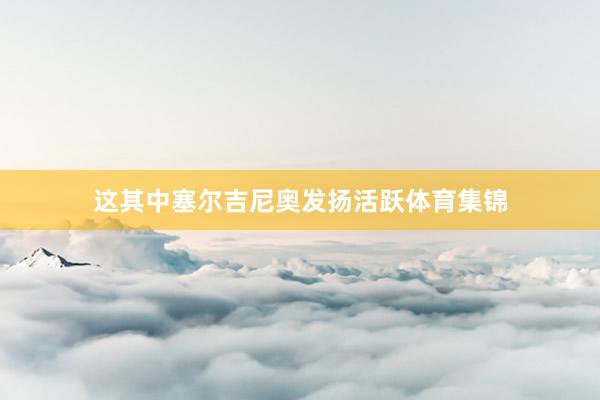 这其中塞尔吉尼奥发扬活跃体育集锦