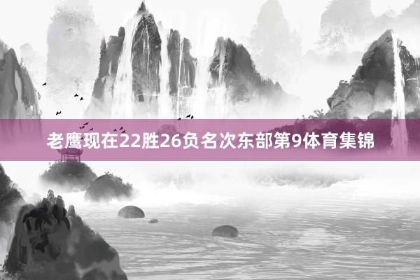 老鹰现在22胜26负名次东部第9体育集锦