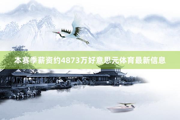 本赛季薪资约4873万好意思元体育最新信息