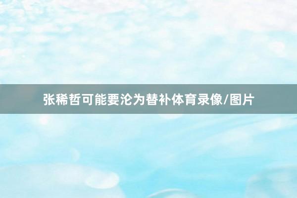 张稀哲可能要沦为替补体育录像/图片