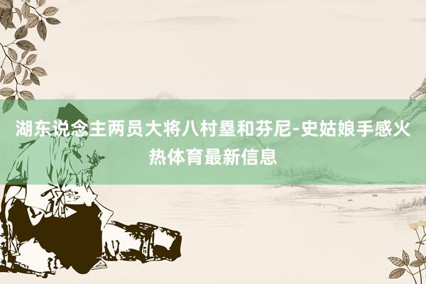 湖东说念主两员大将八村塁和芬尼-史姑娘手感火热体育最新信息