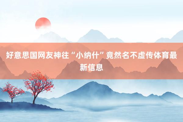 好意思国网友神往“小纳什”竟然名不虚传体育最新信息