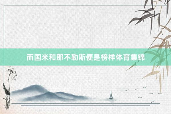 而国米和那不勒斯便是榜样体育集锦