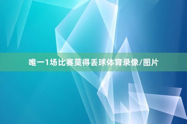 唯一1场比赛莫得丢球体育录像/图片