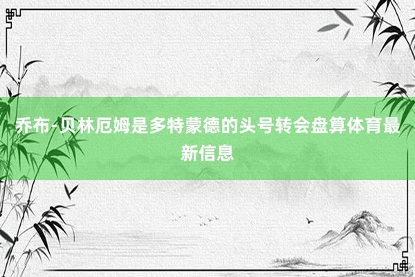 乔布-贝林厄姆是多特蒙德的头号转会盘算体育最新信息