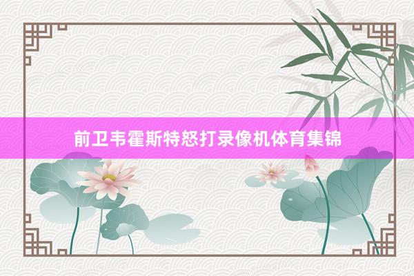 前卫韦霍斯特怒打录像机体育集锦