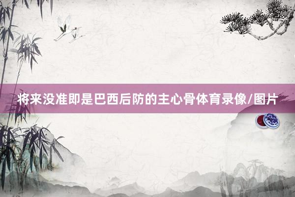 将来没准即是巴西后防的主心骨体育录像/图片