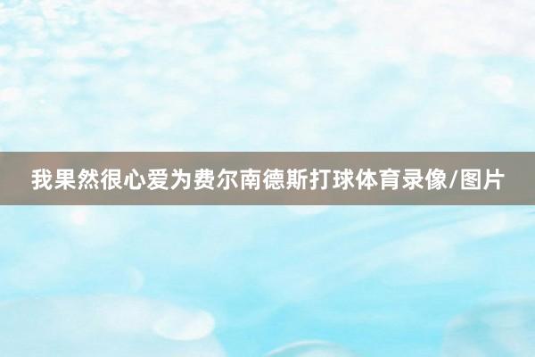 我果然很心爱为费尔南德斯打球体育录像/图片