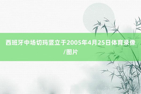 西班牙中场切玛竖立于2005年4月25日体育录像/图片