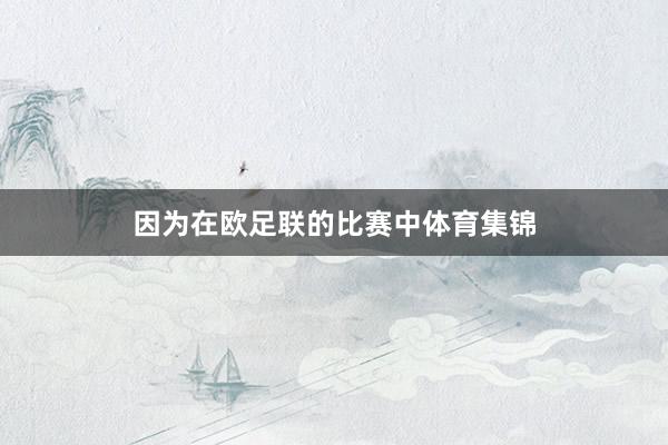 因为在欧足联的比赛中体育集锦