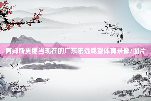 阿姆斯更稳当现在的广东宏远威望体育录像/图片