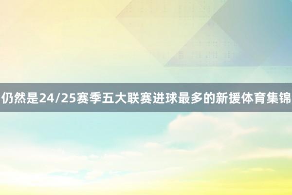 仍然是24/25赛季五大联赛进球最多的新援体育集锦