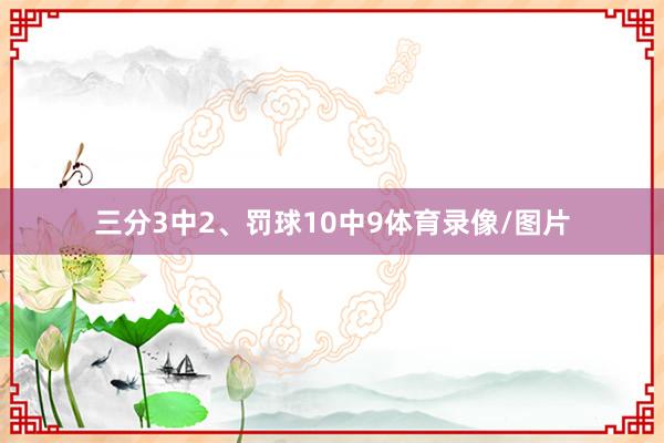 三分3中2、罚球10中9体育录像/图片