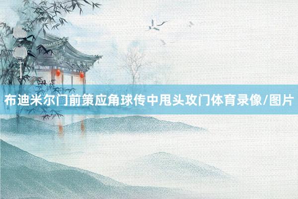 布迪米尔门前策应角球传中甩头攻门体育录像/图片