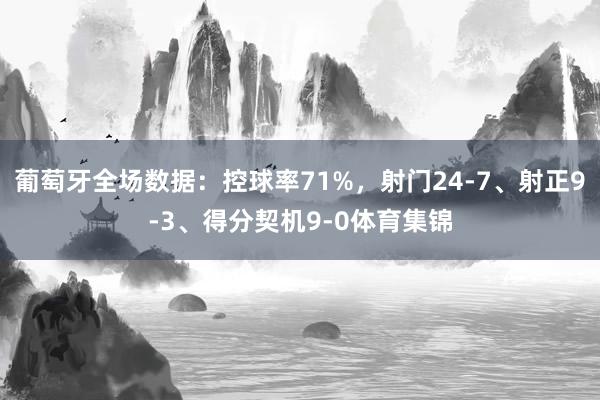 葡萄牙全场数据：控球率71%，射门24-7、射正9-3、得分契机9-0体育集锦
