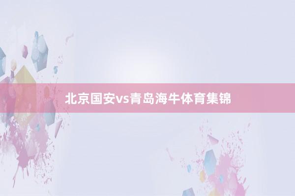 北京国安vs青岛海牛体育集锦